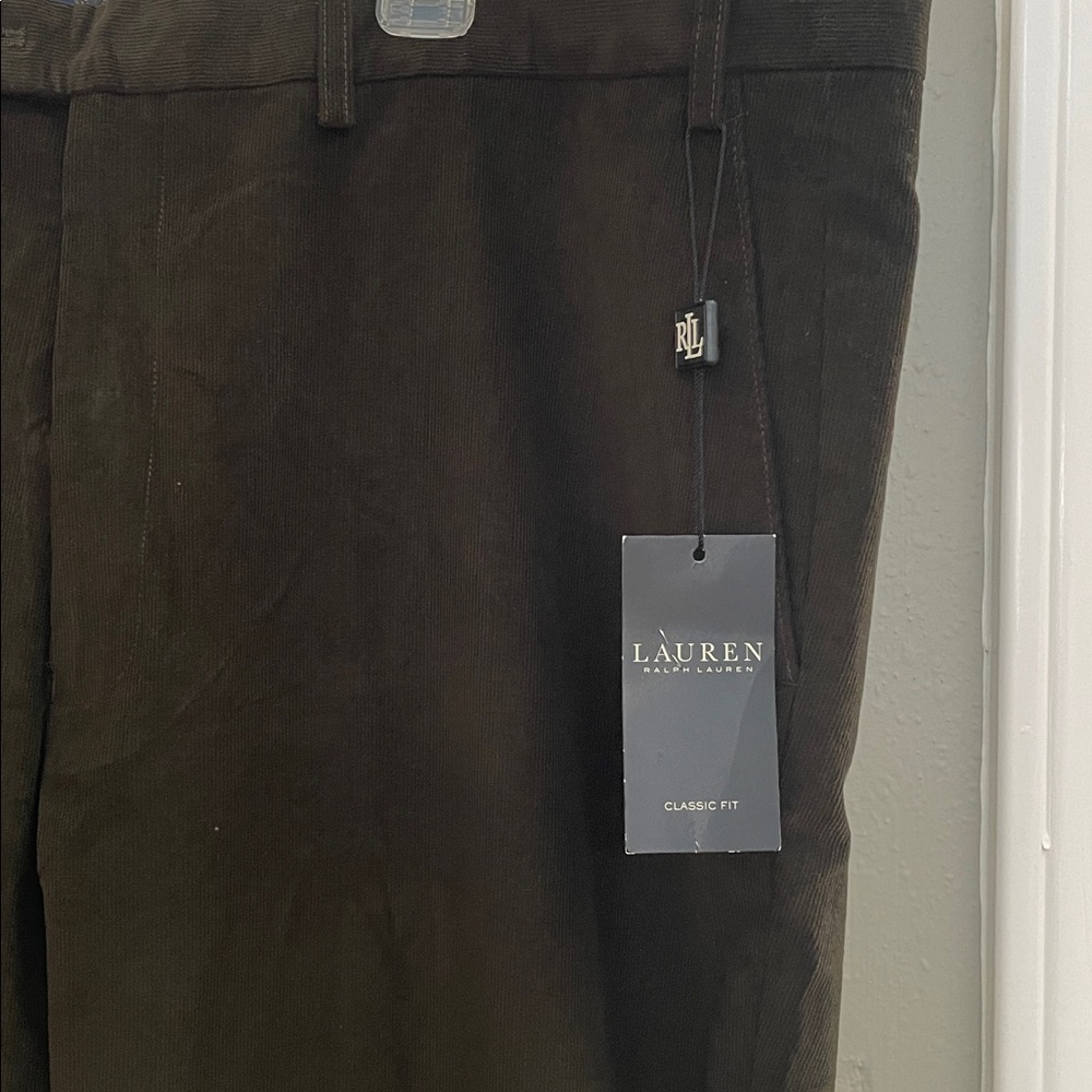 Ralph Lauren Men's Corduroy Pants in Rich Brown- NWT - Picture 6 of 7